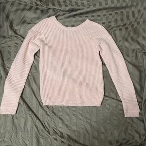 Forever 21 Light Pink Crew Neck Sweater